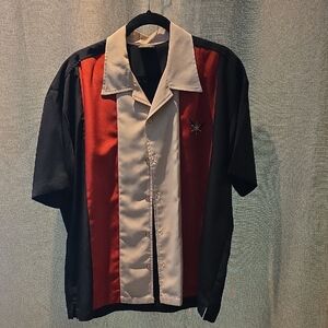 Red and Black Bowling Shirt